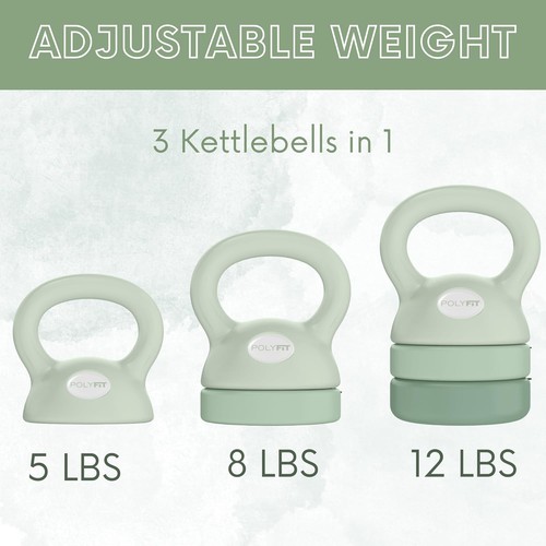 Verstellbare Kettlebell 12 Pfund Kettlebells Gewichte Set Home Gym Kettlebell - Bild 2 von 10