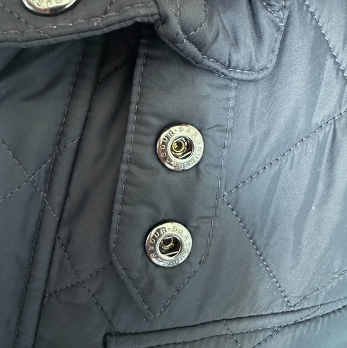 Giacca uomo trapuntata BARBOUR International taglia L blu navy stile britannico - Foto 12 di 23