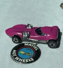 Hot Wheels Redline Twinmill Bright Pink 1968 Hong Kong Car w/Button