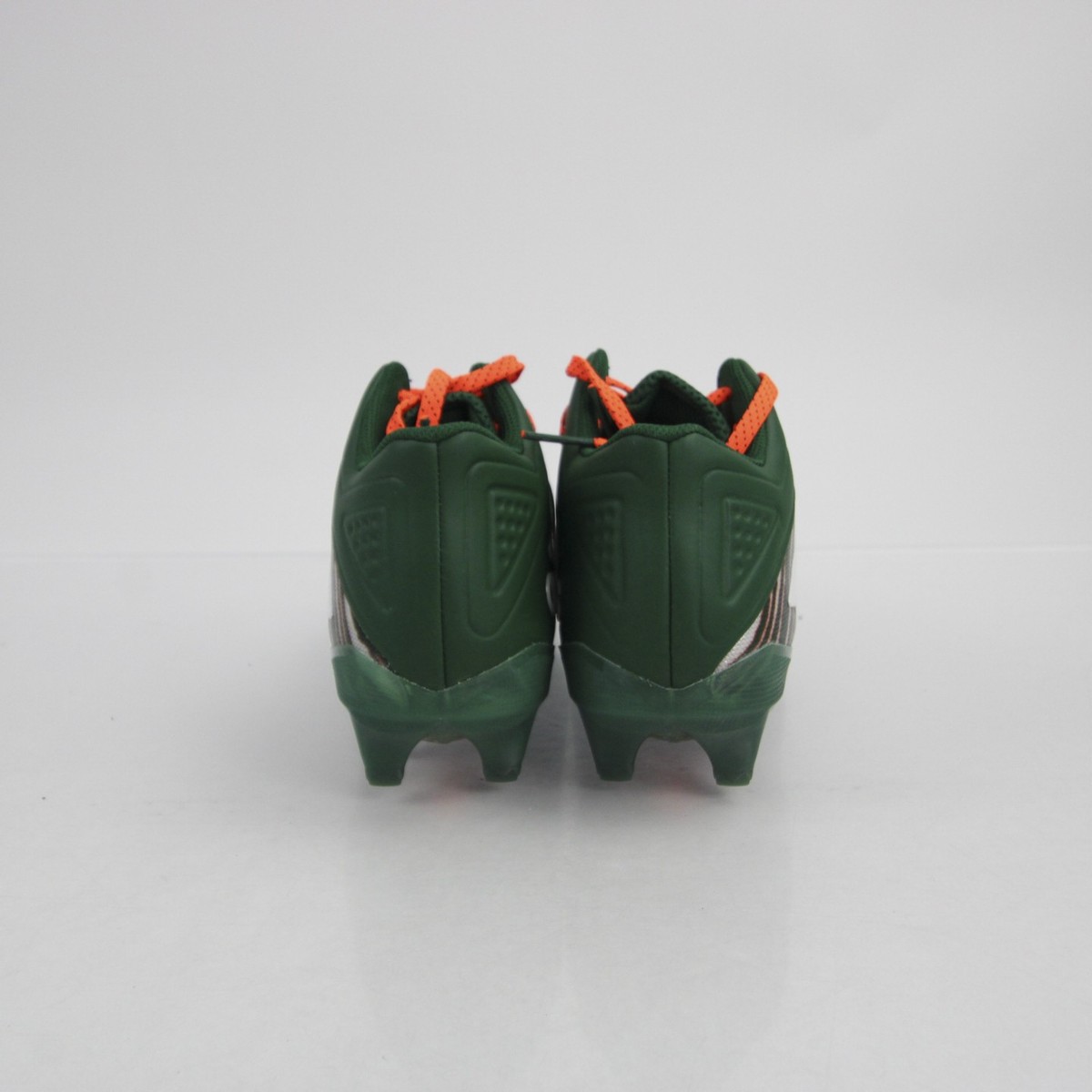 Miami Hurricanes adidas Zubaz Football Cleat Men's Green/Orange