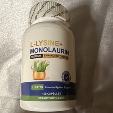 L-Lysine HCl & Monolaurin 600mg Immune Suppor...