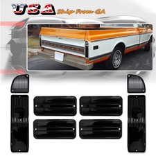 8PCS Smoked Tailight Backup Lamp & Side Marker Lights for 67-72 Chevy GMC Truck