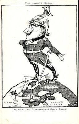 Postcard The Kaiser's Dream, William the Conqueror, Kaiser Wilhelm II.,... - 10587663