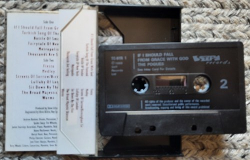 The Pogues "If I Should Fall From Grace With God" Ex Cassette 1988 Original - Picture 3 of 5