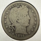 1915-D 25C Barber Quarter, Contains 0.1808oz of SILVER (87935)