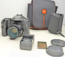 Canon EOS 40D 10.1mp DSLR Camera, EF 50mm F/1.8 II, Accys, 25K count