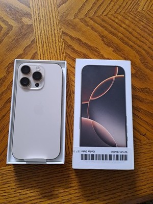 Apple iPhone 16 Pro - 256 GB - Desert Titanium (Unlocked)