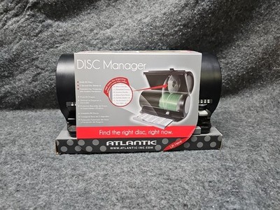 Atlantic Disc Manager 80 Disc CD/DVD Desktop Storage Organizer New 2010