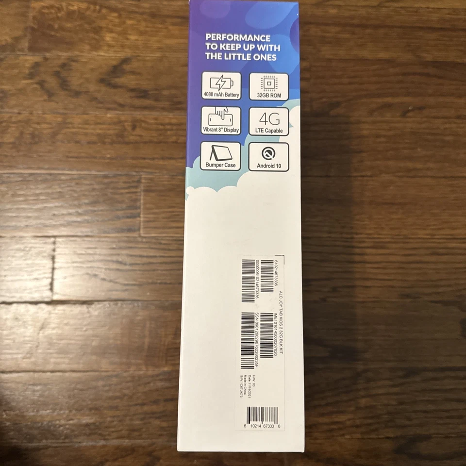 Alcatel Joy Tab Kids 2 32GB, 8 Inch Tablet - Wi-Fi/4G LTE  (Brand New) - Image 4 of 4
