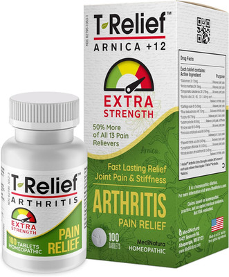 T-Relief Extra Strength Arthritis Pain Reliever Arnica +12 Natural Medicines for
