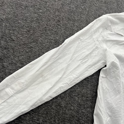Poncho Fishing Shirt Kids XL White Solid Long Sleeve Button Up Outdoors *FLAWS - Picture 7 of 11