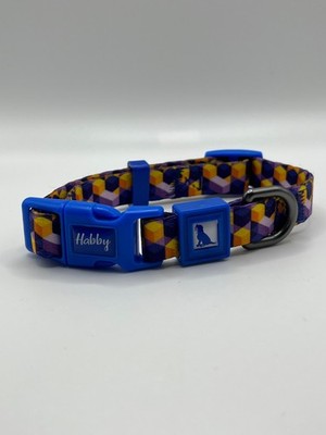 Dog collar with 3D pattern | 15 mm | Fluss/Habby