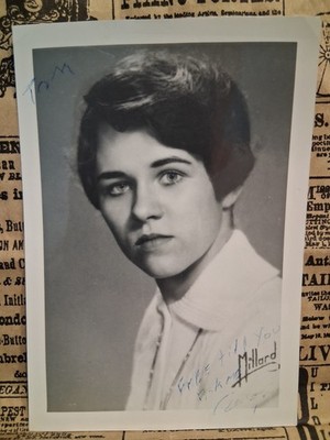 Vintage B&W Pretty Girl Portrait ''Your Private Nurse'' LQQK Personalized