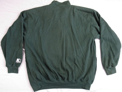 Miami Hurricanes Starter 1/2 Zip X-Large Ribbed Pullover Miami University The U - Picture 4 of 8