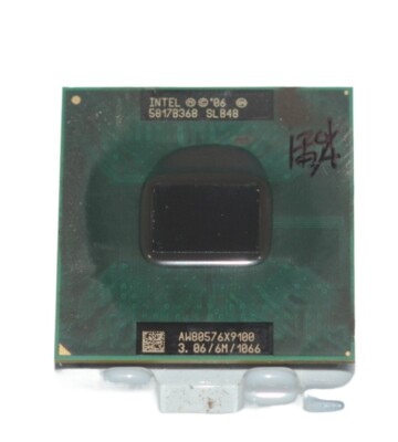 Intel Extreme Mobile CPU X9100 3.06 GHZ / 6MB /1066MHz Socket P Processor SLB48