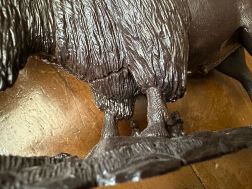 Pair Of American Bison - Aurora Plastics Corp. - Dated 1964 Vintage Toys Buffalo - Picture 10 of 18
