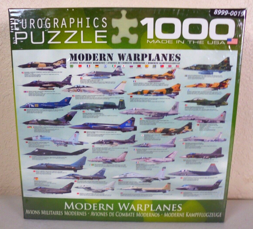 Eurographics WWII Aircraft Jigsaw Puzzle 1000 Piece Military Airplanes NEW