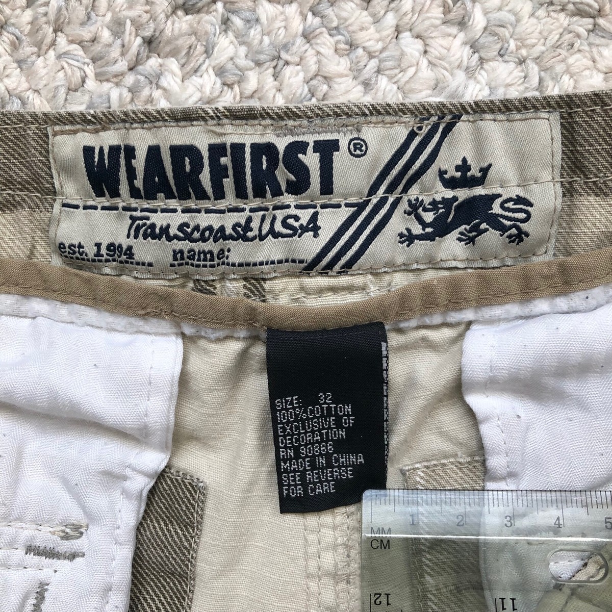 Wearfirst Khaki Cargo Shorts Men's Waist Size 32 | eBay