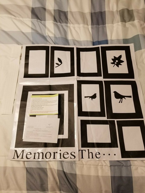 The Memories Quotes Wall Decor 10 Photo Frames Sticker Diy Removable Vinyl For Sale Online Ebay