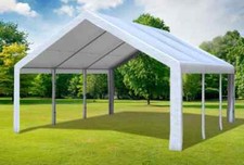 Partyzelt 5x6 Weiss PE Festzelt Pavillon wasserdicht Profi-Qualität Modular