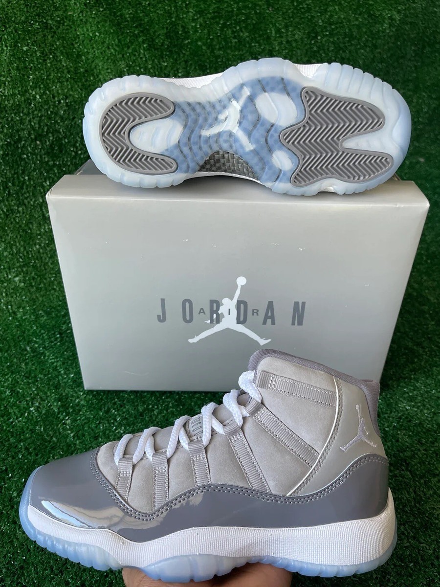 Nike Air Jordan 11 Retro GS 'Cool Grey' 2021 Sneakers Size 4Y