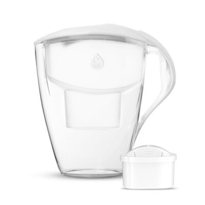 Weißwasserfilterkrug 3 Liter mit Filter Ersatzanzeige & Patrone