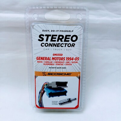 Scosche Stereo Connector GMO355D General Motors 1994 - 2005
