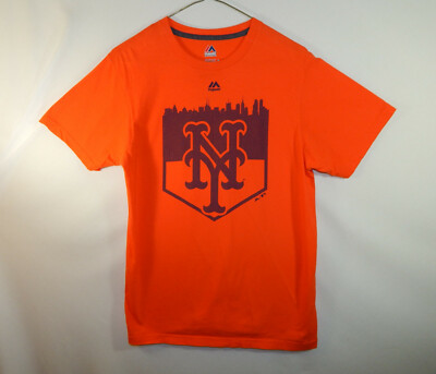 New York Mets MLB Baseball Majestic Threads T Shirt Top Size Mens