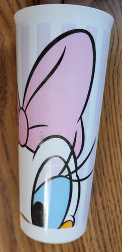 Vintage Tupperware Disney Mickey Mouse Tumbler 16oz Cup Flip Daisy Donald Duck - Picture 5 of 11