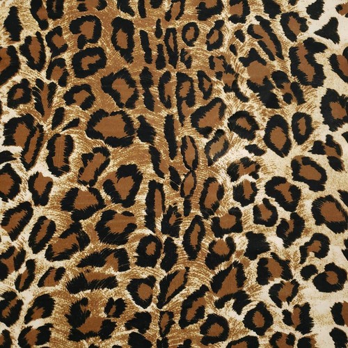 Tela de spandex de nailon elástica en 4 direcciones con estampado de leopardo de lujo - Imagen 4 de 10