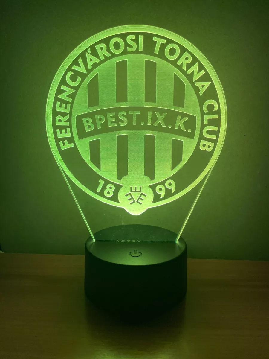 3D LED night light lamp - Ferencvarosi TC