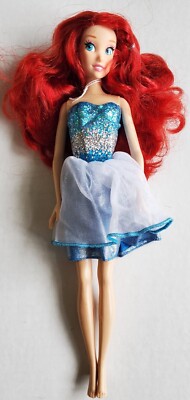The Little Mermaid Doll Ariel Blue Dress Disney