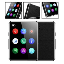 Portable Bluetooth 5.0 MP3 MP4 Player Media FM Radio Audio Recorder Music W/USB
