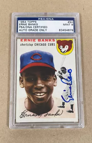 1954 Topps Ernie Banks #194 RC Signed Auto 9 Authentic  $2,799.99