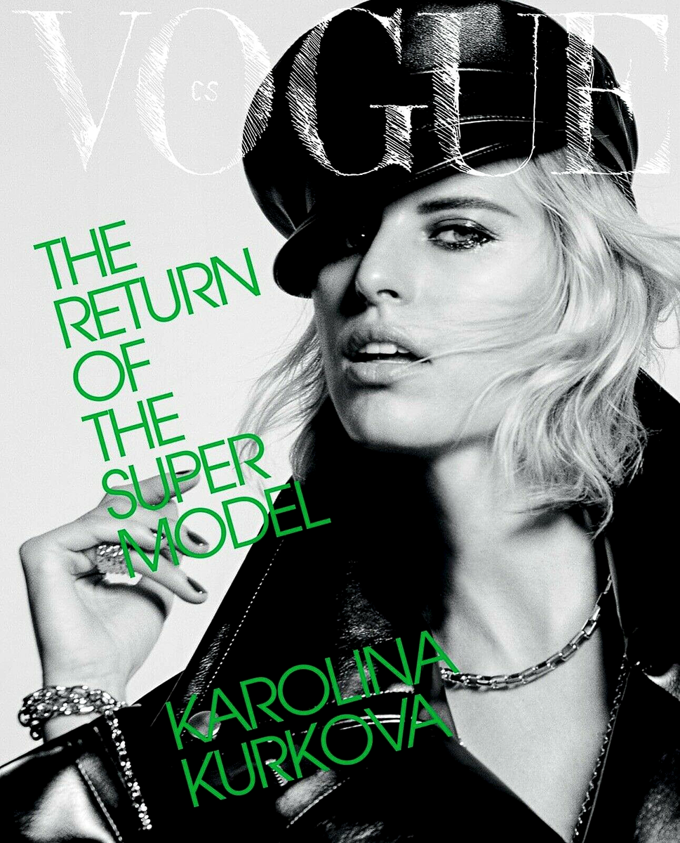 VOGUE Czechoslovakia (October, 2021) KARONINA KURKOVA Cover | eBay UK
