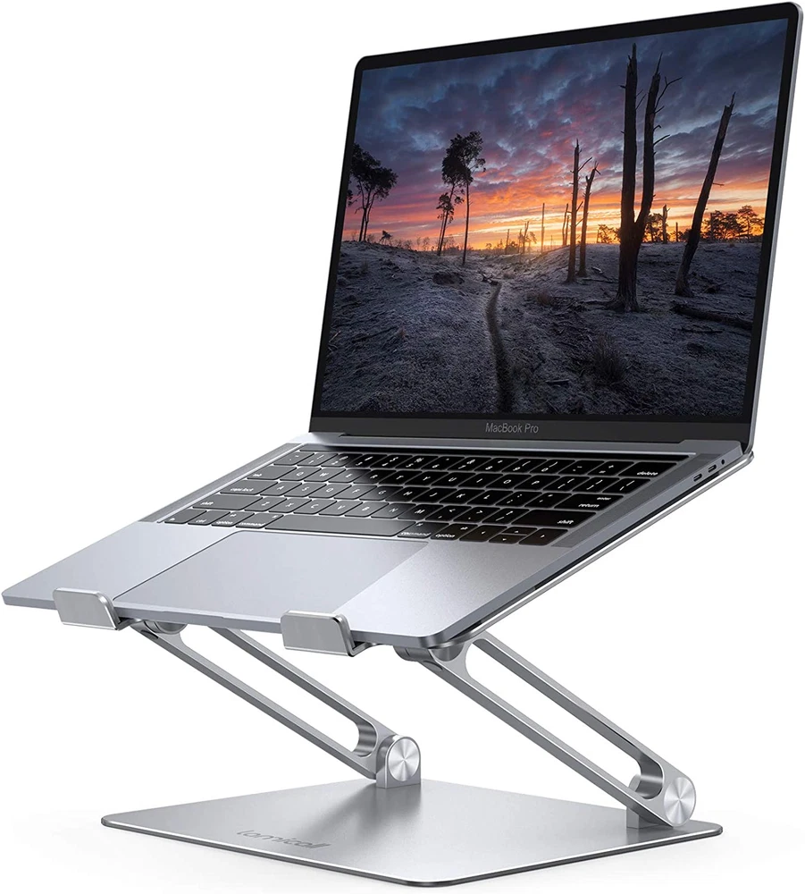 Foldable Adjustable Laptop Stand for Ergonomic Portable Desktop Setup