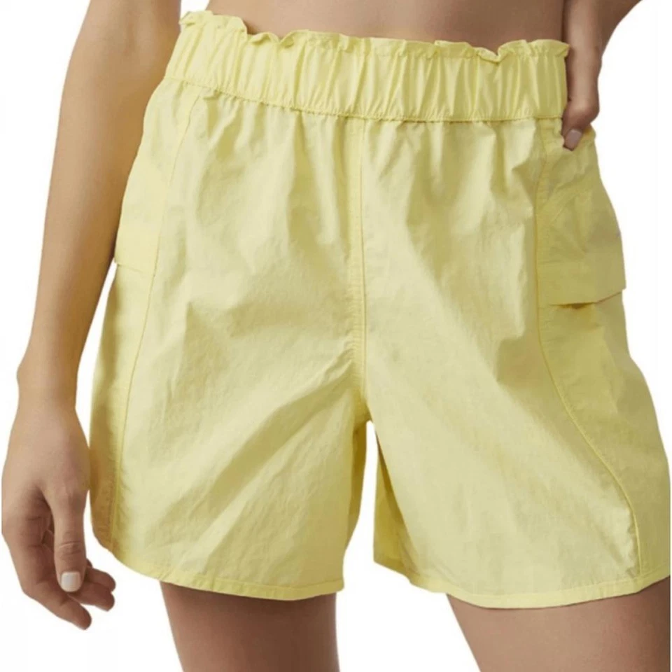 FP Movement In the Wild shorts Yellow size Large NWOT - Image 2 of 4