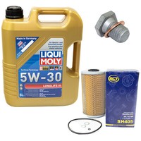 MotoröL Set 5W-30 5 Liter + ÖLfilter SH 405 + Schraube FüR BMW 3Er 325Td E36
