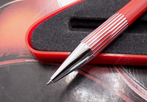 WATERMAN HARLEY DAVIDSON BALLPOINT PEN RED/CHROME NEW IN BOX LOT 124 - Bild 10 von 11