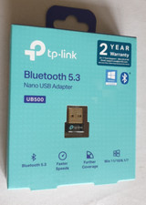 TP-Link UB500 Bluetooth 5.3 Wireless USB Dongle Adapter Win 11/ 10/8.1/7 Black