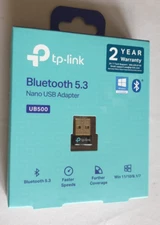 TP-Link UB500 Bluetooth 5.3 Wireless USB Dongle Adapter (Win 11/ 10/8.1/7) Black