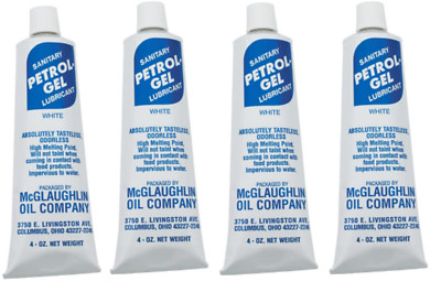 Petro Gel, 4 x 4 Unzen Tube für Eiswagen und Slush-Maschinen,