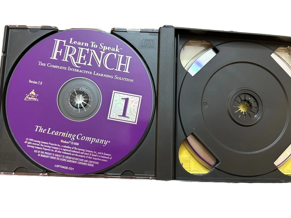Learn to Speak French 7.0, W 95 / 98, The Learning Company, 1998, Pre-Owned - Image 3 of 3