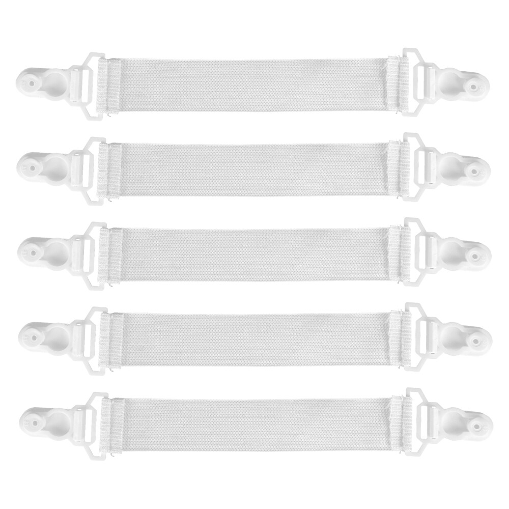 16pcs Mattress Fasteners Elastic Gripper Holder Bed Sheet Buckles