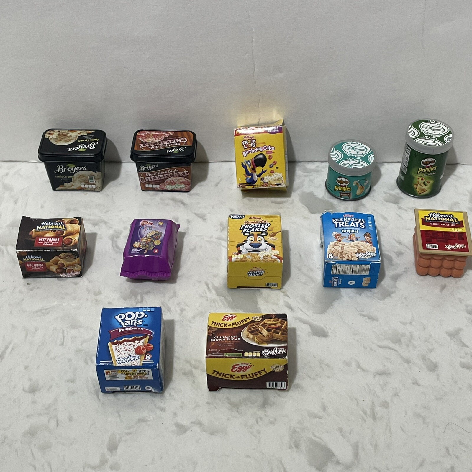 Shopkins Real Littles Micro Mart Mini Grocery Food Brands Lot Of 12 Empty Boxes-image