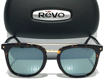 NEW Revo ATLAS Tortoise Gold POLARIZED Smoke Green GLASS 