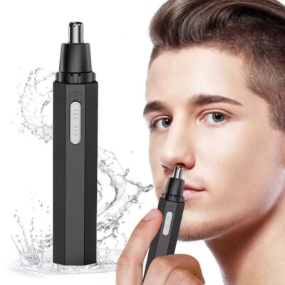Wiederaufladbare Männer Elektrische Nasenhaarschneidemaschine Trimmer Ohr Gesicht Augenbrauen Rasierer USB