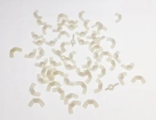 50 Pack 10-24 Nylon Wing Nuts - Off White(Natural Nylon Finish)   WN10-24N