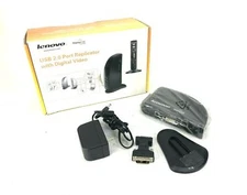 Lenovo 0A33942 USB 2.0 Port Replicator with Digital Video