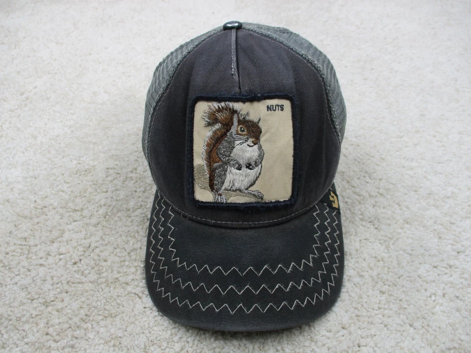 Gorra Goorin Bros Adulto Talla Única Ardilla Nueces Gris Camionero Malla Espalda Para Hombres * Foto 2 de 4